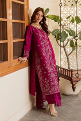 BATIK-3PIECE LAWN SEQUIN EMBROIDERED SHIRT WITH CHIFFON EMBROIDERED DUPATTA AND TROUSER-ADR-4867