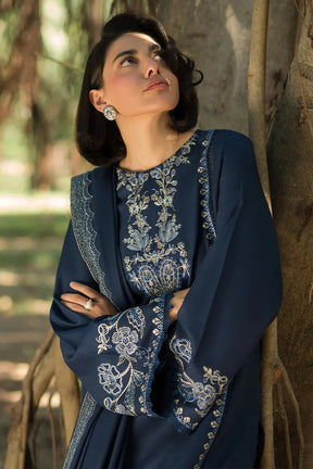 ASIM JOFA- 3PC LAWN EMBROIDERED SHIRT WITH CHIFFON EMBROIDERED DUPATTA AND TROUSER -ADR-3659