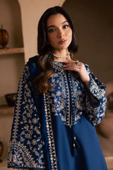 BATIK-3PC LAWN EMBROIDERED SHIRT WITH CHIFFOON EMBROIDERED DUPATTA AND EMB TROUSER-ADR-4621