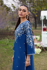 BATIK- 3PC LAWN EMBROIDERED SHIRT WITH CHIFFON EMBROIDERED DUPATTA AND EMB TROUSER-ADR-4812