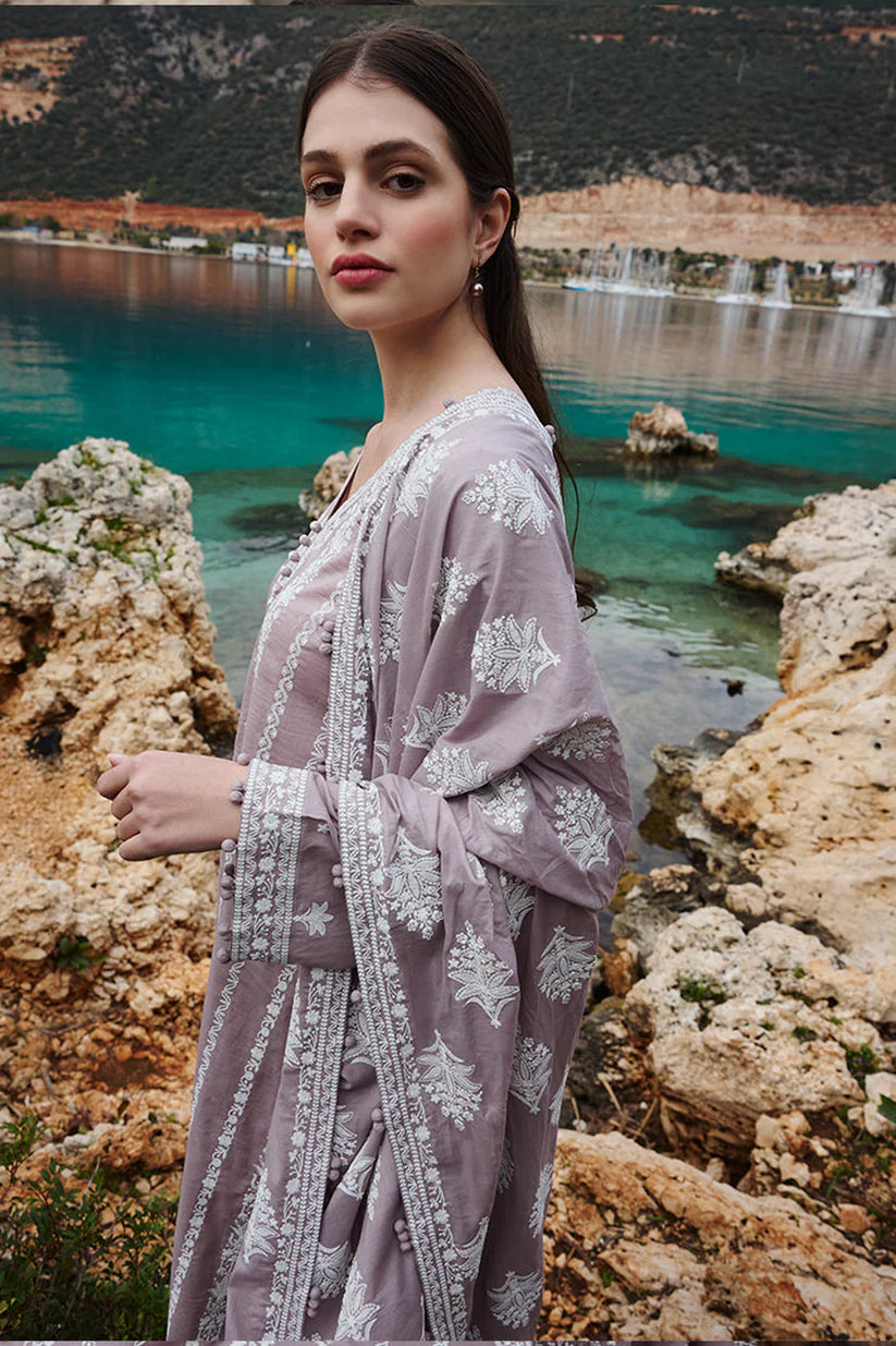 IMAGE-3PC LAWN EMBROIDERED WITH LAWN HEAVY EMBROIDERED READY TO WEAR DUPATTA -ADR-3696