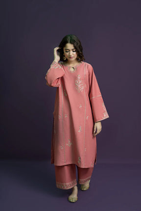 URGE-2PC LAWN EMBROIDRED SHIRT WITH LAWN EMBROIDRED TROUSER-ADR-3618