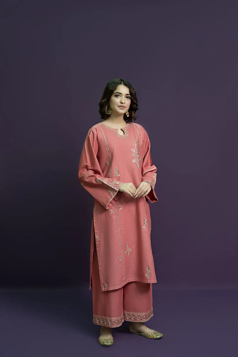 URGE-2PC LAWN EMBROIDRED SHIRT WITH LAWN EMBROIDRED TROUSER-ADR-3618