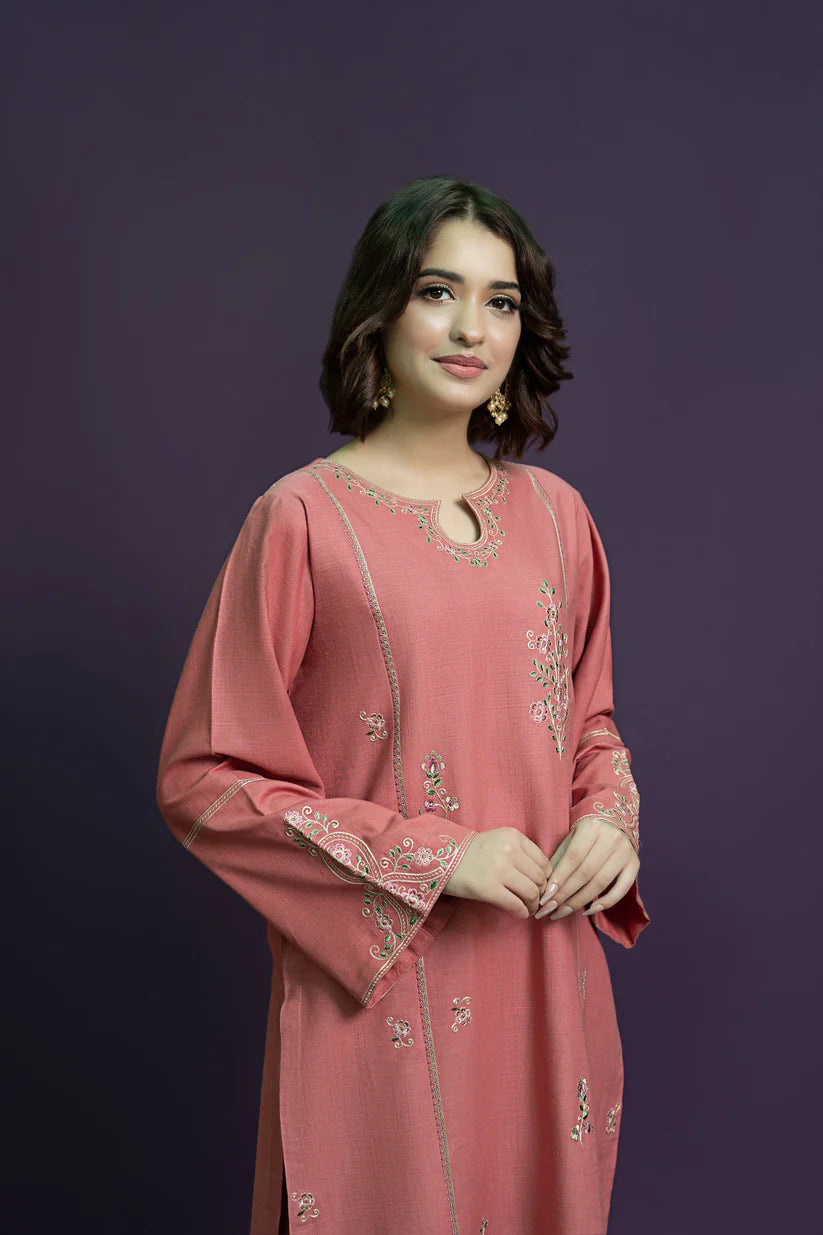 URGE-2PC LAWN EMBROIDRED SHIRT WITH LAWN EMBROIDRED TROUSER-ADR-3618