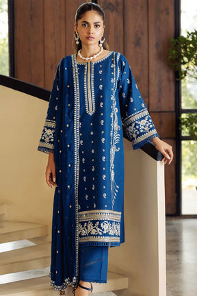 SO KAMAL- 3PC DHANAK EMBROIDERED SHIRT DHANAK EMBROIDERED DUPATTA AND TROUSER-ADR-3298