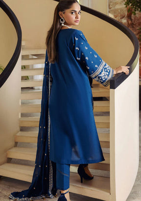 SO KAMAL- 3PC DHANAK EMBROIDERED SHIRT DHANAK EMBROIDERED DUPATTA AND TROUSER-ADR-3298