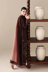 BATIK-3PC DHANAK EMBROIDERED SHIRT WITH WOOL PRINT EMBROIDERED SHAWL AND TROUSER -ADR-5176