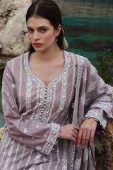 IMAGE-3PC LAWN EMBROIDERED WITH LAWN HEAVY EMBROIDERED READY TO WEAR DUPATTA -ADR-3696