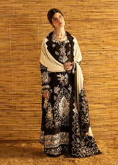 BATIK-3PC DHANAK EMBROIDERED SHIRT WITH DHANAK EMBROIDERED SHAWL AND TROUSER-ADR-5279