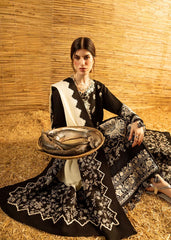 BATIK-3PC DHANAK EMBROIDERED SHIRT WITH DHANAK EMBROIDERED SHAWL AND TROUSER-ADR-5279
