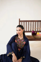 AISLING-3PC DHANAK EMBROIDERED SHIRT WITH DHANAK EMBROIDERED SHAWL AND TROUSER-ADR-5048
