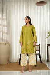 ADORE-2PC SHAMOZE SILK PRINTED SHIRT & SHAMOZE SILK PRINTED TROUSER-ADR-2004