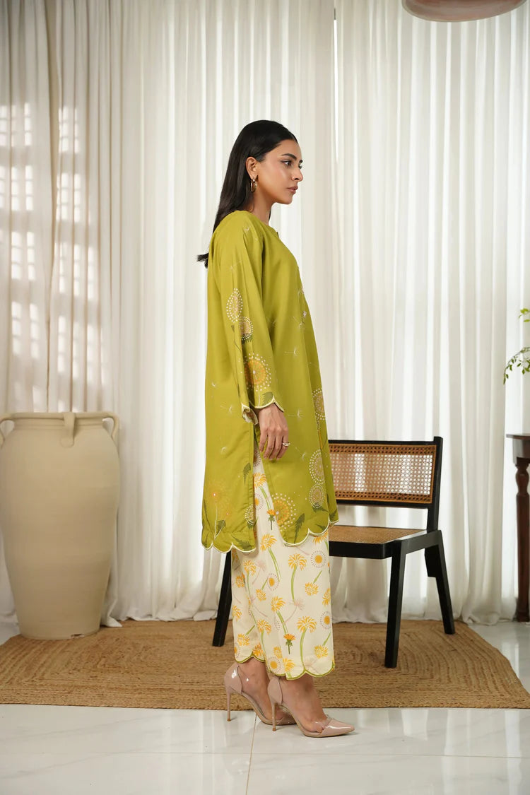ADORE-2PC SHAMOZE SILK PRINTED SHIRT & SHAMOZE SILK PRINTED TROUSER-ADR-2004