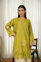 ADORE-2PC SHAMOZE SILK PRINTED SHIRT & SHAMOZE SILK PRINTED TROUSER-ADR-2004