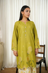 ADORE-2PC SHAMOZE SILK PRINTED SHIRT & SHAMOZE SILK PRINTED TROUSER-ADR-2004