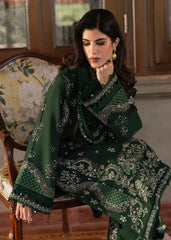 SAPPHIRE-3PC LAWN EMBROIDERED SHIRT WITH KHADDI NET EMBROIDERED DUPATTA AND TROUSER-ADR-4678