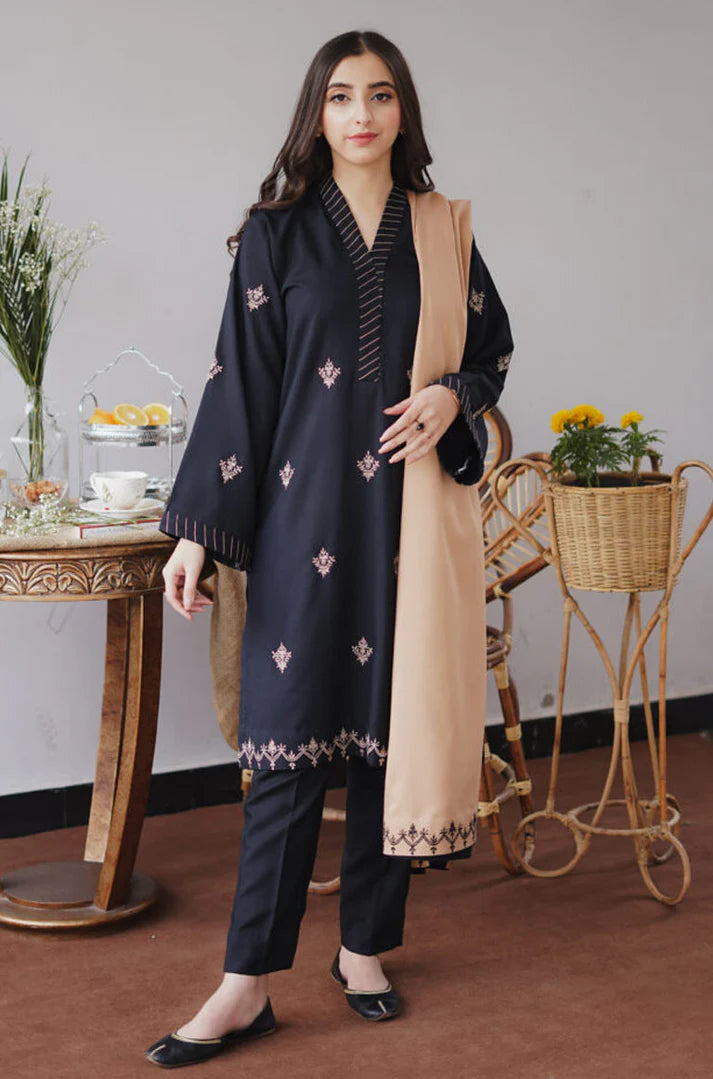 AISLING 3PC DHANAK EMBROIDERED WITH DHANAK EMBROIDERED SHAWL-ADR-3184