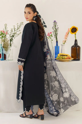 URGE - 3PC DHANAK EMBROIDERED SHIRT WITH WOOL PRINTED SHAWL AND TROUSER-ADR-3174