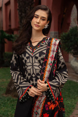 CHARIZMA-3PC KHADDAR PRINTED SHIRT WITH KHADDAR PRINTED DUPATTA AND PRINT TROUSER-ADR-2657
