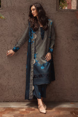 CHARIZMA-3PC KHADDAR PRINTED SHIRT WITH KHADDAR PRINTED DUPATTA AND PRINT TROUSER-ADR-2656