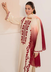 IZEL-3PC LAWN EMBROIDERED SHIRT WITH CHIFFON TYE&DYE DUPATTA AND TROUSER-ADR-4649
