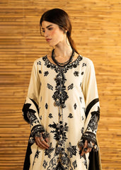 BATIK-3PC DHANAK EMBROIDERED SHIRT WITH DHANAK EMBROIDERED SHAWL AND TROUSER-ADR-5278