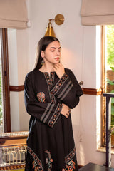 URGE-2PC DHANAK EMBROIDERED SHIRT AND EMBROIDRED TROUSER-ADR-132