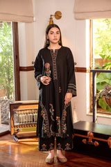 URGE-2PC DHANAK EMBROIDERED SHIRT AND EMBROIDRED TROUSER-ADR-132