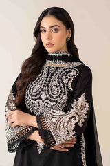 MARIA.B-3PC DHANAK EMBROIDERED SHIRT WITH BAMBER CHIFFON EMBROIDERED DUPATTA AND TROUSER-ADR-4175