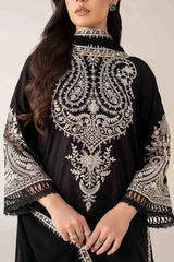 MARIA.B-3PC DHANAK EMBROIDERED SHIRT WITH BAMBER CHIFFON EMBROIDERED DUPATTA AND TROUSER-ADR-4175