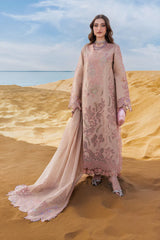 RANG RASIYA-3PC LAWN LASERWORK & SEQUIN EMBROIDERED SHIRT WITH KHAADI NET SEQUIN EMBROIDERED DUPATTA AND TROUSER -ADR-4796