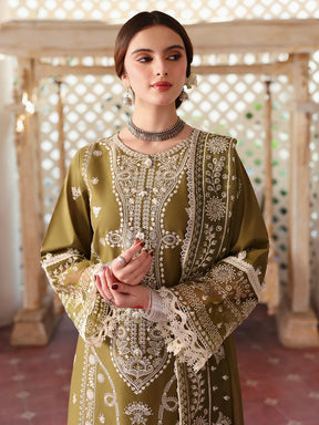 JAZMIN-3PC LAWN EMBROIDERED WITH LAWN HEAVY EMBROIDERED READY TO WEAR DUPATTA -ADR-3705