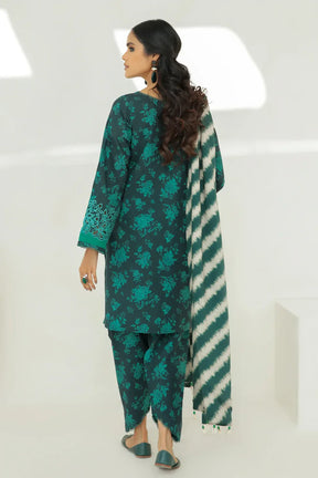 BAROQUE - 3PC KARANDI PRINTED SHIRT WITH KARANDI PRINTED DUAPTTA AND TROUSER -ADR-1024