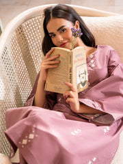IZEL-2PC DHANAK EMBROIDERED SHIRT WITH DHANAK EMBROIDERED TROUSER-ADR-103