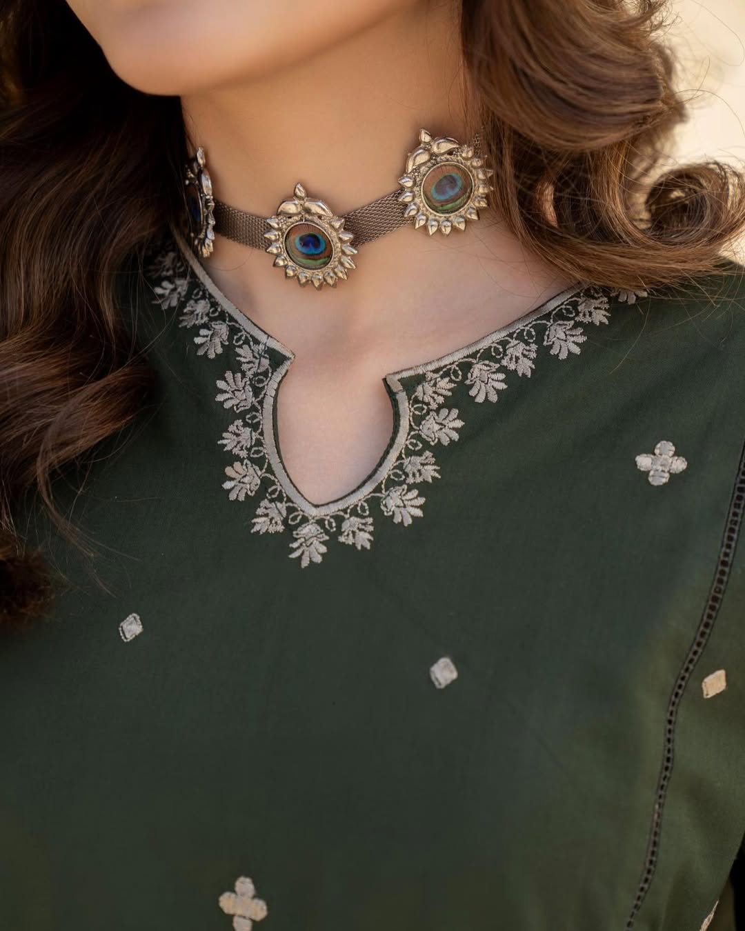 LAZULI-3PC LAWN EMBROIDERED SHIRT WITH CHIFFON EMBROIDERED DUPATTA AND TROUSER-ADR-3628