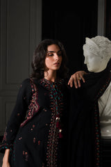BATIK-3PC DHANAK EMBROIDERED SHIRT WITH DHANAK EMBROIDERED SHAWL AND TROUSER-ADR-4340