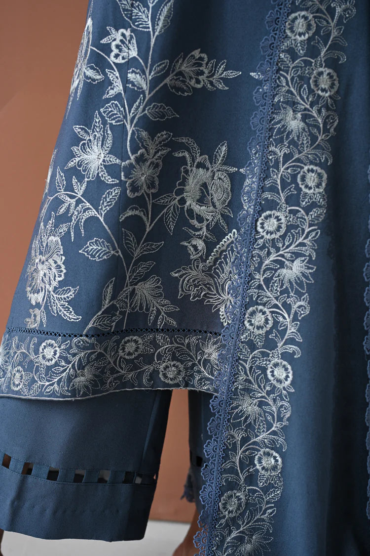 BATIK-3PC DHANAK EMBROIDERED SHIRT WITH DHANAK EMBROIDERED SHAWL AND TROUSER-ADR-4315
