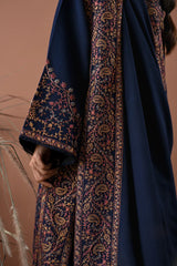 BATIK-3PC DHANAK EMBROIDERED SHIRT WITH DHANAK EMBROIDERED SHAWL AND TROUSER-ADR-4358