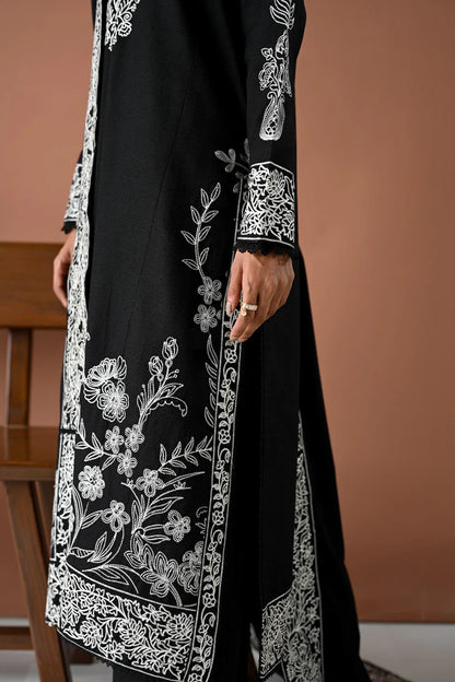 BATIK-3PC DHANAK EMBROIDERED SHIRT WITH DHANAK EMBROIDERED SHAWL & TROUSER-ADR-4177