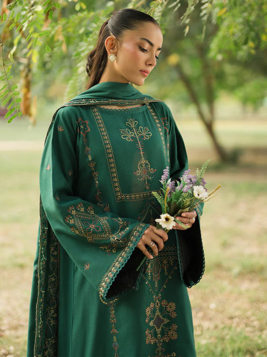 SAPPHIRE-3PC LAWN EMBROIDERED SHIRT WITH LAWN EMBROIDERED DUPATTA AND TROUSER-ADR-3694