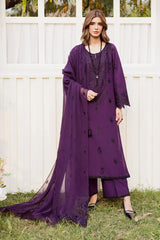 BATIK-3PC DHANAK EMBROIDERED SHIRT WITH CHIFFON EMBROIDERED DUPATTA AND EMB TROUSER -ADR-5170