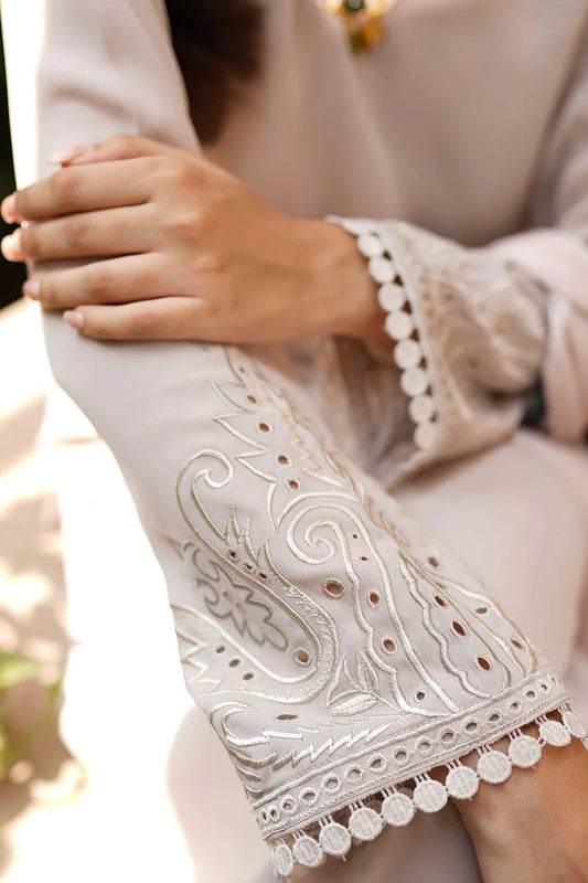 NATASHA KAMAL -3PC DHANAK EMBROIDERED WITH COUTURE PRINTED SHAWL-ADR-3186
