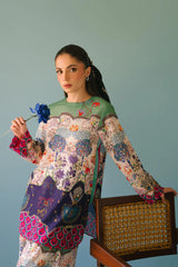 ADORE-2PC SHAMOZE SILK PRINTED SHIRT & SHAMOZE SILK PRINTED TROUSER-ADR-2005