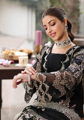 ASIM JOFA-3PC DHANAK EMBROIDERED SHIRT WITH DHANAK EMBROIDERED SHAWL AND TROUSER -ADR-4426