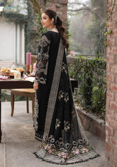 ASIM JOFA-3PC DHANAK EMBROIDERED SHIRT WITH DHANAK EMBROIDERED SHAWL AND TROUSER -ADR-4426
