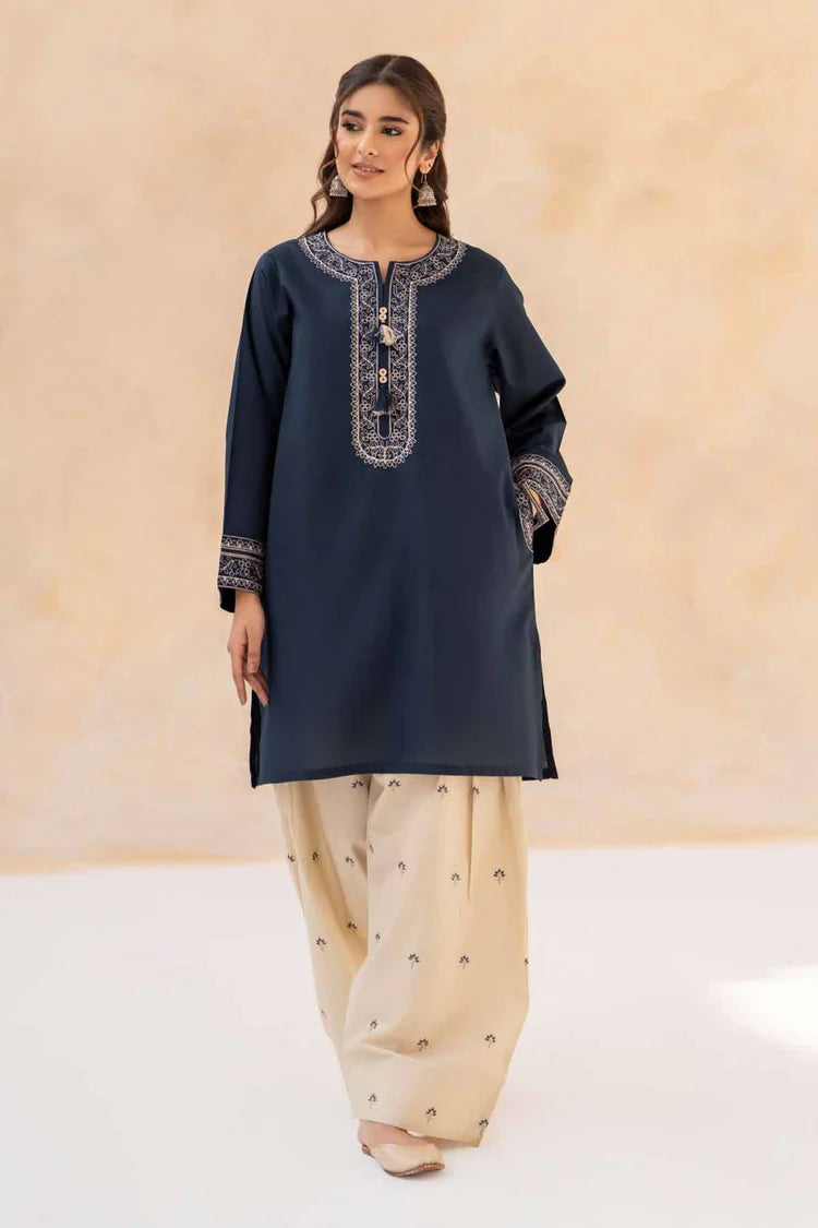 LAZULI-2PC LAWN EMBROIDERED SHIRT WITH LAWN EMBROIDERED TROUSER-ADR-259
