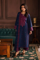 BATIK-3PC LAWN SEQUIN EMBROIDERED SHIRT WITH CHIFFON EMBROIDERED DUPATTA AND TROUSER-ADR-4878