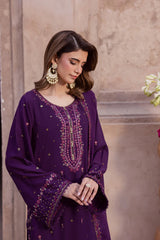 BATIK-3PIECE LAWN SEQUIN EMBROIDERED SHIRT WITH CHIFFON EMBROIDERED DUPATTA AND TROUSER-ADR-4859