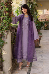 BATIK-3PC LAWN EMBROIDERED SHIRT WITH ORGANZA EMBROIDERED DUPATTA AND TROUSER-ADR-4830