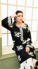 ZARA SHAHJAHAN-3PC LAWN EMBROIDERED SHIRT WITH CHIFFON PRINTED DUPATTA AND EMB TROUSER-ADR-4876